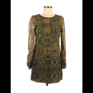 Twelfth Street Cynthia Vincent green silk shift